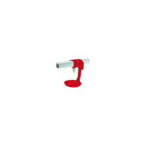 Square pipe with metal drip nipples