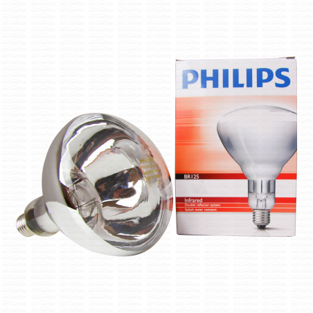 Bec infraroșu PHILIPS 250W CLAR-Becuri infrarosu 