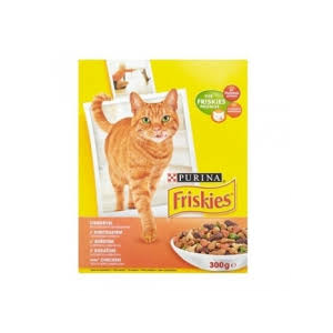 FRISKIES Hr.Usc.Pisica Carne 300g-Mancare pisici 