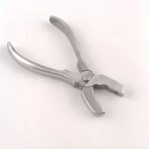 Cleste inox pentru aplicat belciug purcei-Instrumentar veterinar