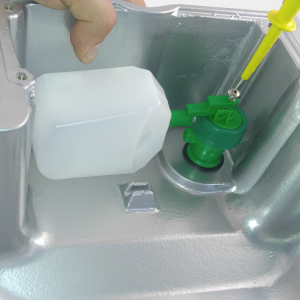 Aluminum waterer float with vertical connection-CONNECTORS - HOSE