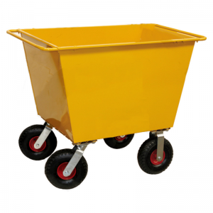 Caruciur transport furaje animale si nutret 300L cu 4 roti-FERME 
