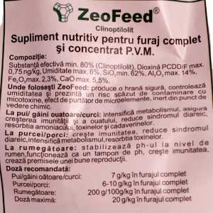 ZEOFEED Clinoptilolit 5kg supliment vitamino-mineral