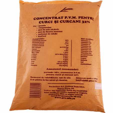 Promix curci si curcani 32% 2kg