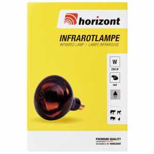 Bec infrarosu Horizont 250w Rosu