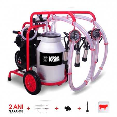 Mulgatoare vaci 2 posturi bidon 40l aluminiu