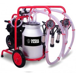 Mulgatoare vaci 2 posturi bidon 40l aluminiu
