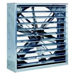 Ventilator evacuare / extragere aer 17.000 mc/h INOX + jaluzea
