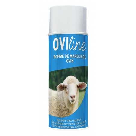 Spray albastru marcat oi