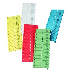 Crotali numerotati 1-100 3X1 cm SET 100 buc-Accesorii oi / capre